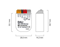 Lunatone DALI 2Ch LED dimmer CV (Constant Voltage)