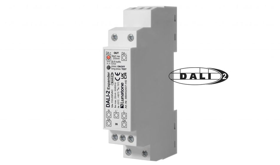 Lunatone DALI-2 Expander DIN Rail Mount