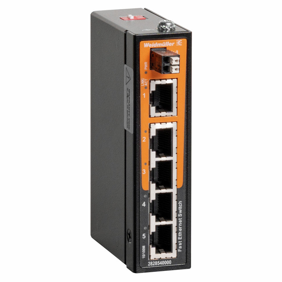 Weidmuller 2828540000 IE-SW-ELB-05-5TX Ethernet Switch 5 Port