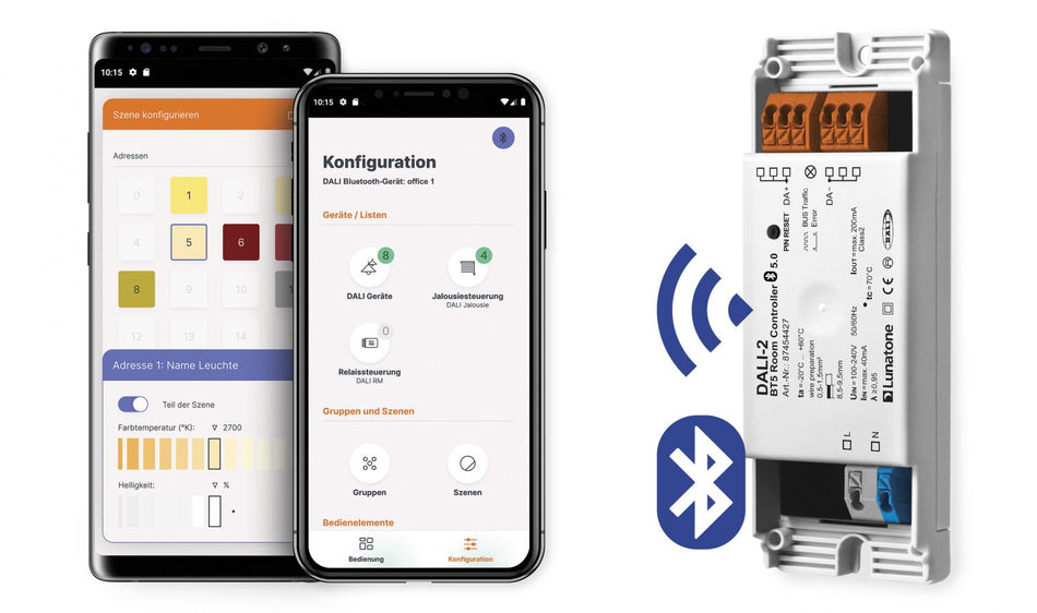 Lunatone DALI-2 Bluetooth Interface 5.0 Room Controller