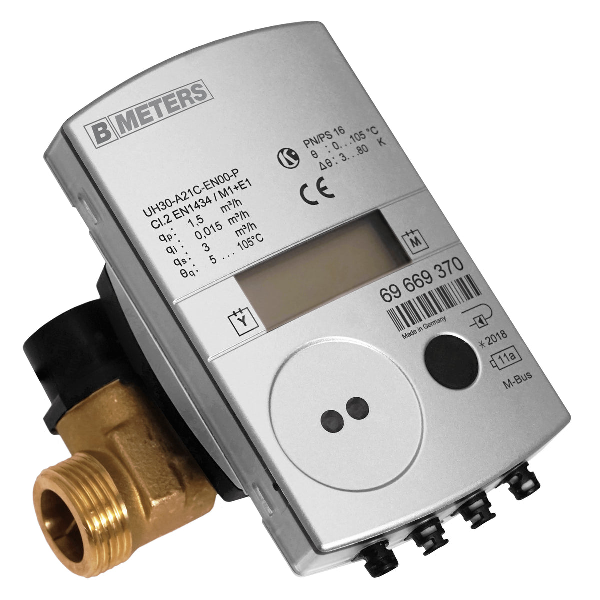 BMeters M-Bus Thermal Energy Meter, Ultrasonic, Wired - BSP Screwed ...