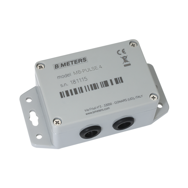 BMeters Pulse to M-Bus Converter, Four Channel